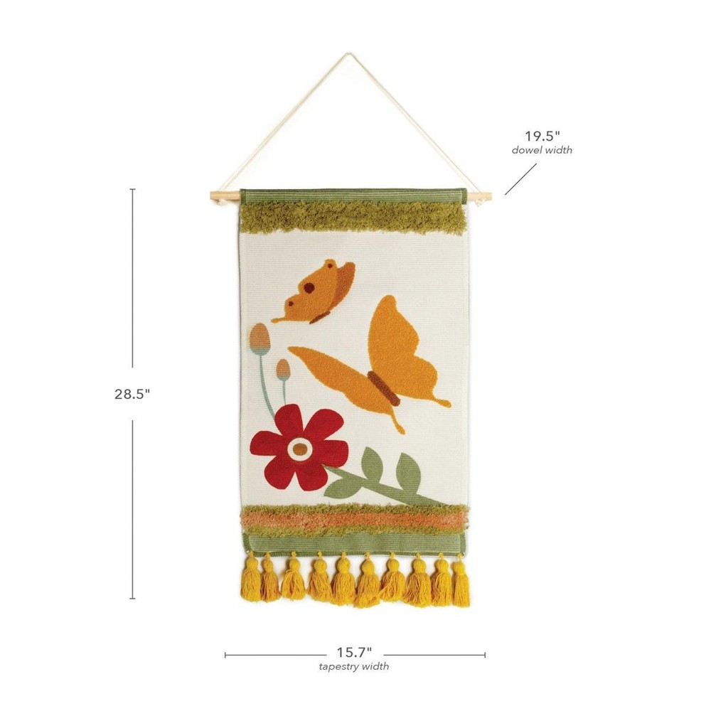 Kaplan Early Learning Butterfly Woven Tapestry