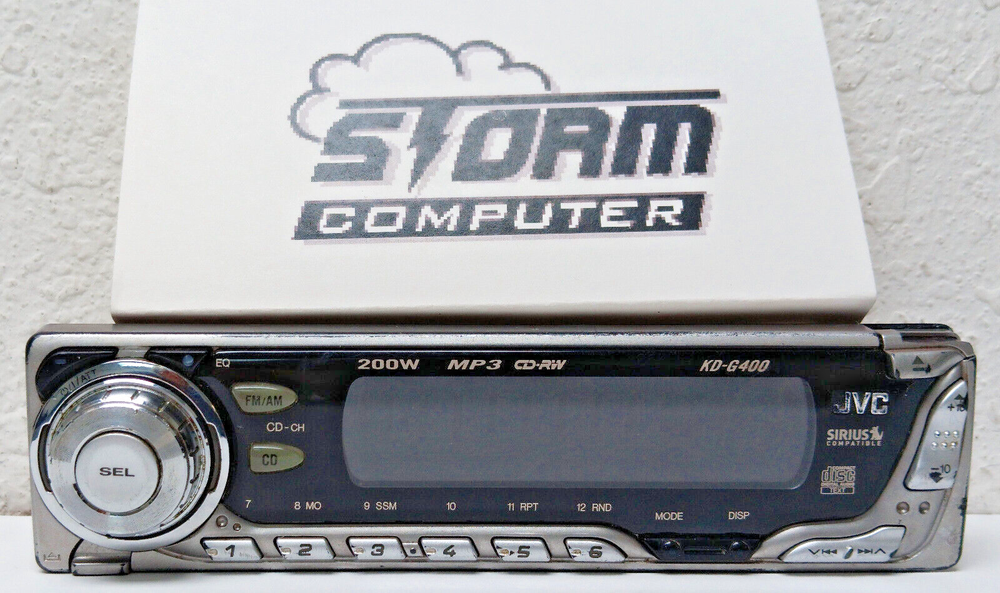 JVC Sirius Compatible KD-G400 Faceplate