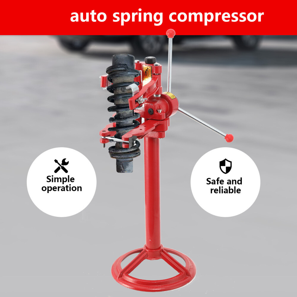 Auto Coil Spring Compressor Hand Operate Strut Spring Press Max. Height 20 inch