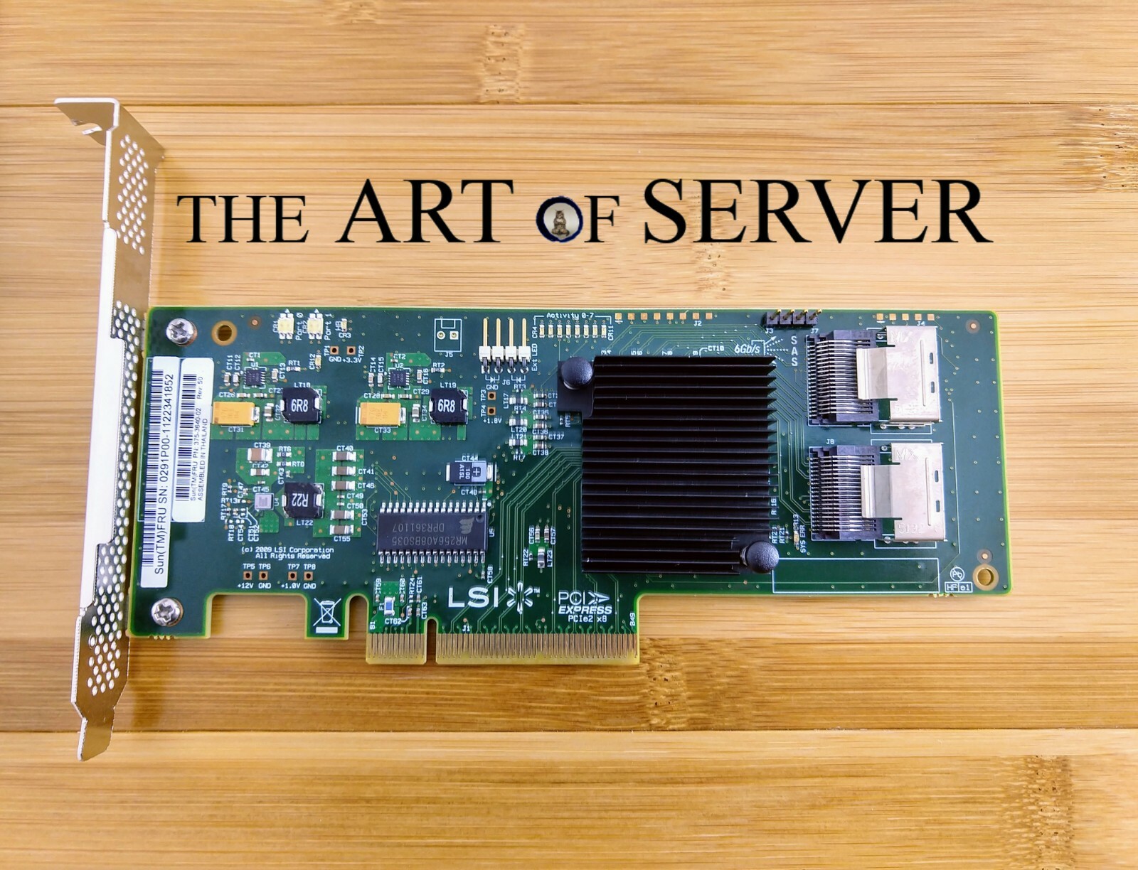 Genuine LSI 6Gbps SAS HBA LSI 9211-8i (=9201-8i) P20 IT Mode ZFS FreeNAS unRAID