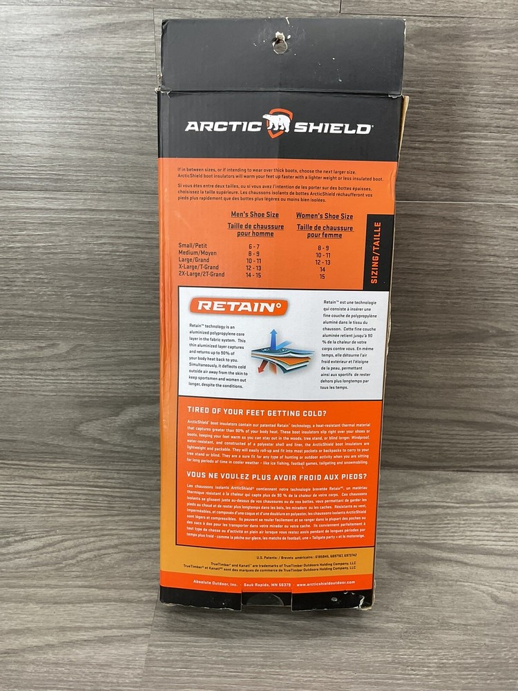 Arctic Shield Boot Insulators Medium