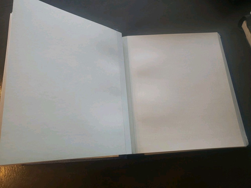 Elbe Stamp Album W 50 Quadrille Pages Slipcase Unused