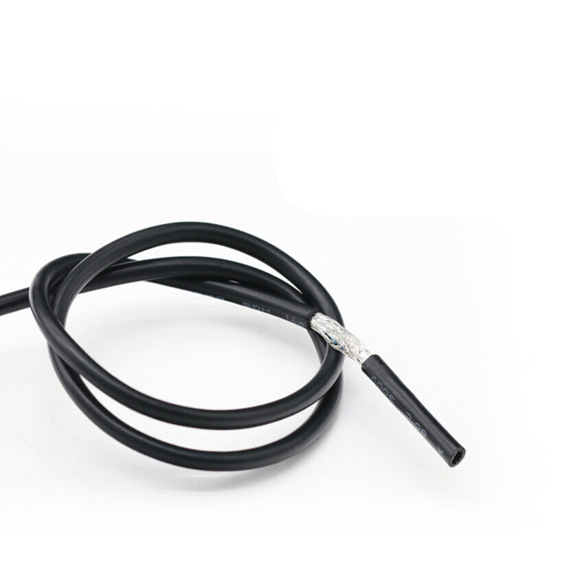 UL2464 24AWG Shielded Cable - 2-12 Core Options, Black, Custom Length