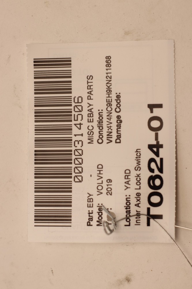 2019-2023 VOLVO VNL D13 FRONT DASHBOARD DASH DIFFERENTIAL LOCK SWITCH BUTTON OEM