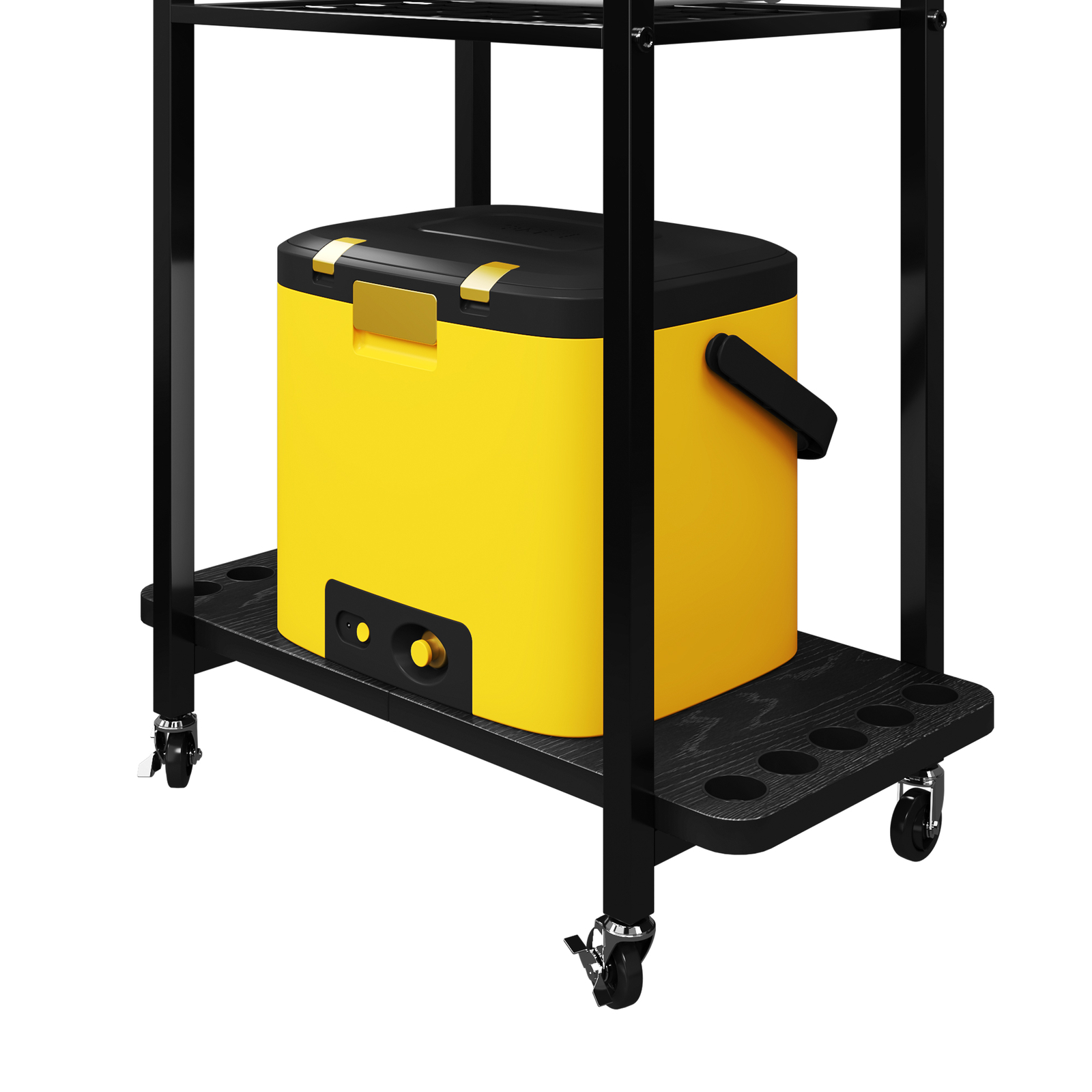 TC-HOMENY 10 Rod Fishing Rod Holder Rack Fishing Gear Equipment Tackle Organizer