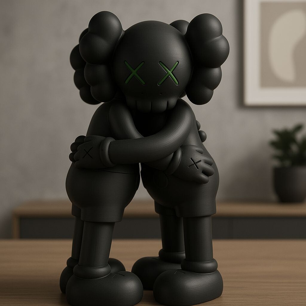 Kaws Together vinyl figure black