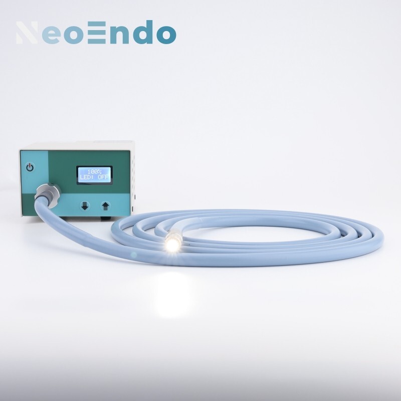 Portable Mini 100W Medical Use Endoscope Light Source LED Cold Lighting Source