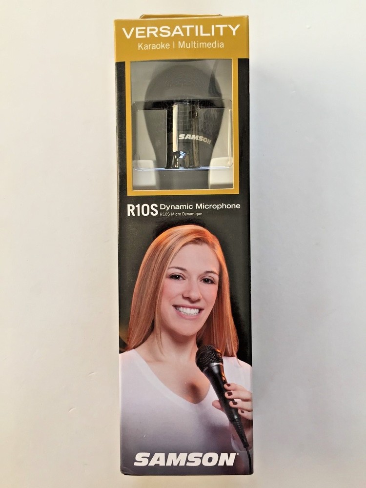 Samson R10S Dynamic Cable Consumer Microphone Karaoke Multimedia