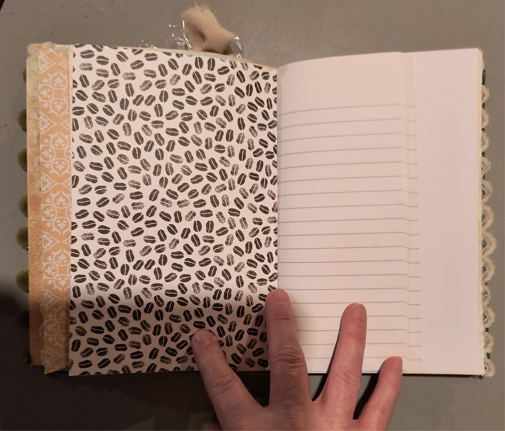 handmade junk writing journal