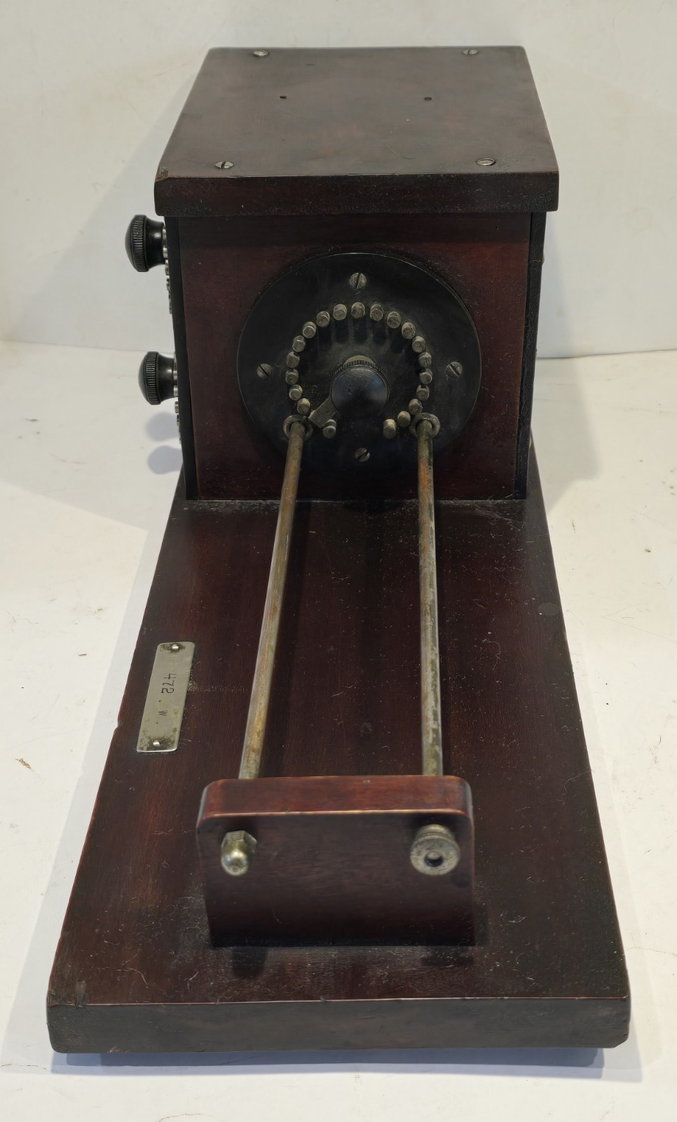 1917 DOUBLEDAY-HILL ELECTRIC NAVY TYPE LOOSE COUPLER RECEIVING TRANSFORMER