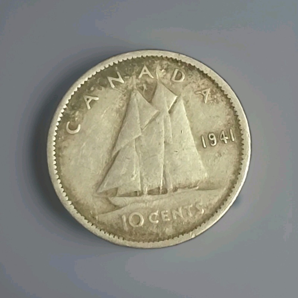 1941 Canada 10 Cents (dime).