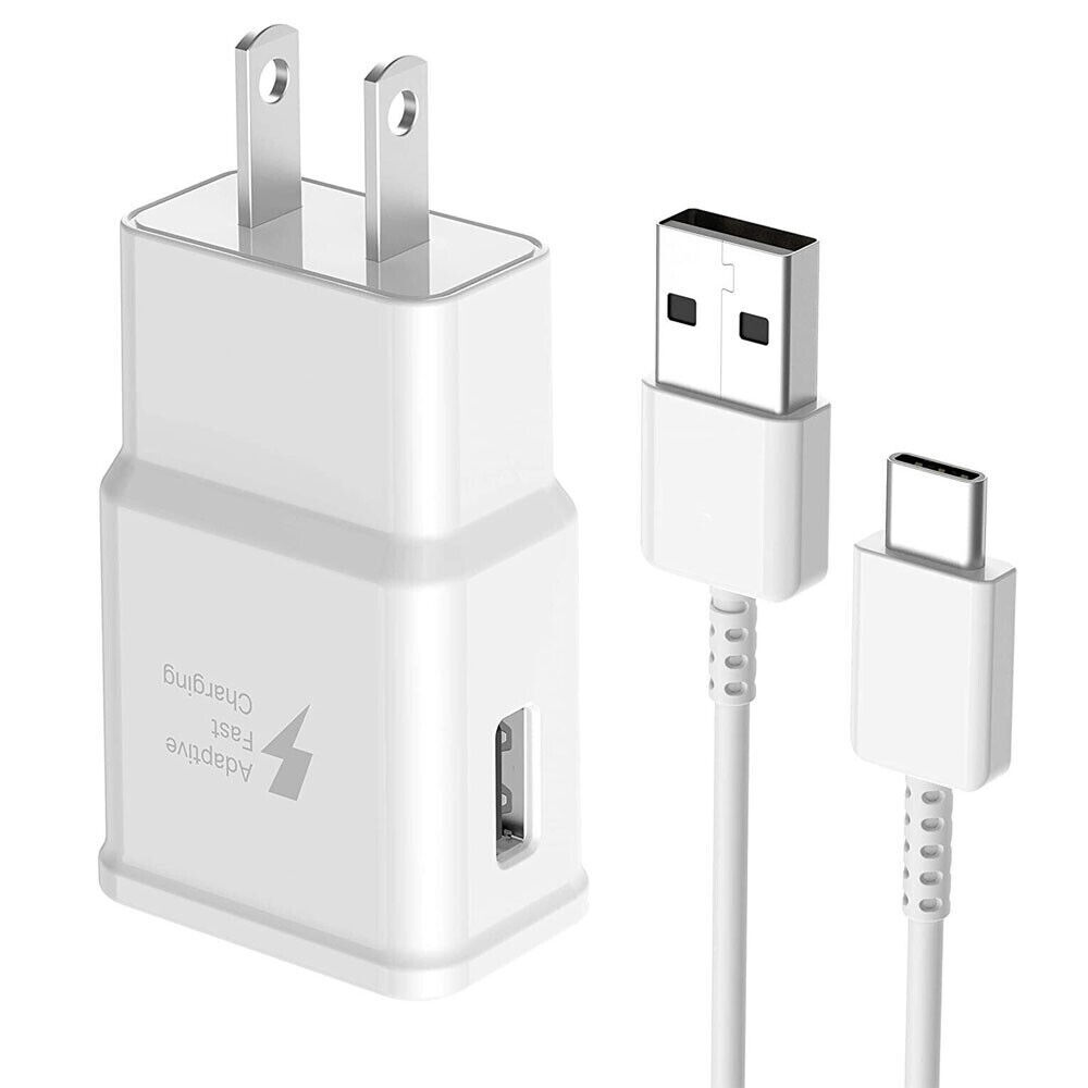 Universal USB Charging Set USB Wall Charger + Type-C Charging Cable SYNC Cord