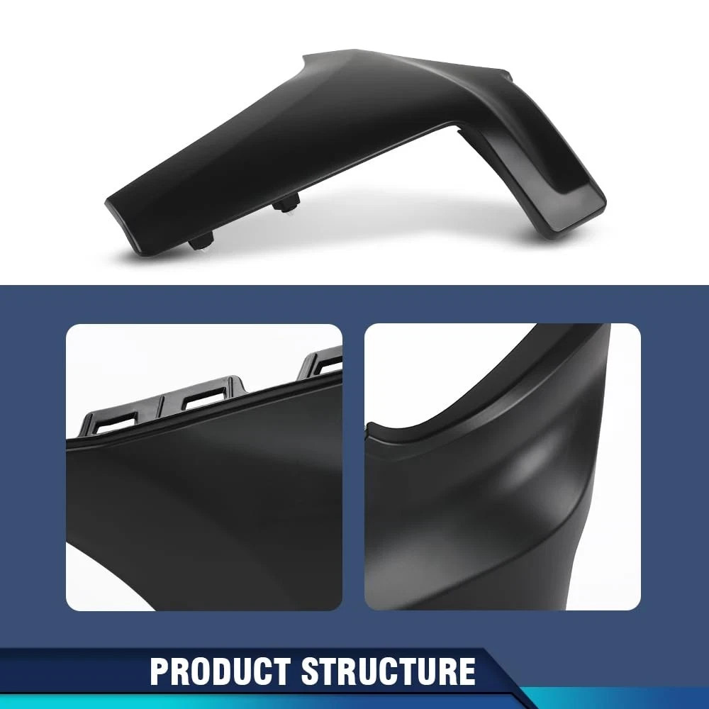 Front Bumper End Cap Extension Right Side Compatible with Chevy Silverado