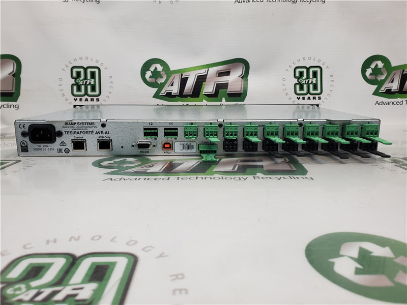 Biamp TesiraForte AVB AI Digital Audio Processor DSP Unit Used Good Condition