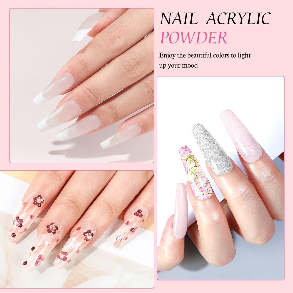 Acrylic Nail Kit with Drill and U V Light, Spring Collection