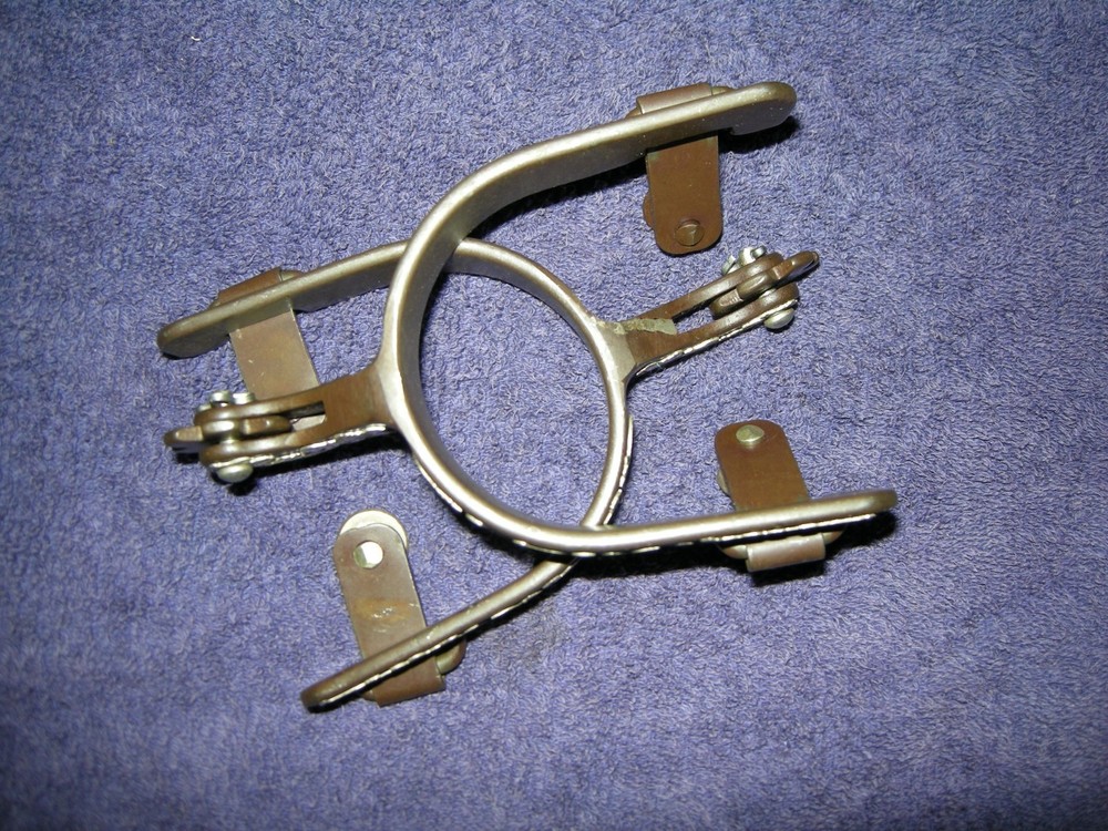 vintage antique rcmp boot spurs canada