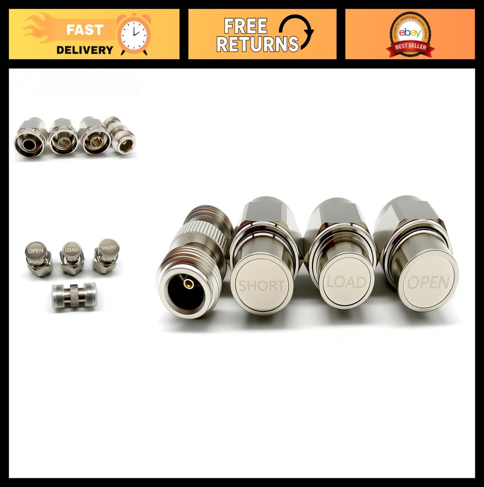 NanoVNA Vector Network Analyzer Calibration Kit | N-Type Connectors Set 4 pcs