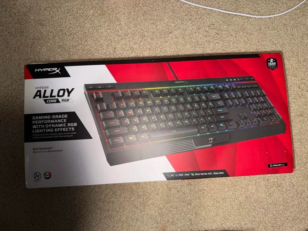 HyperX Alloy Core RGB Wired Keyboard - NEW