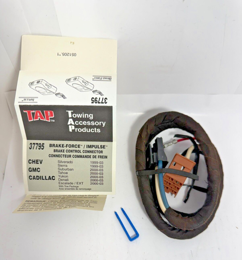TAP 37795 Towing Accessory Brake-Force Impulse Brake Control Connector Chev GMC