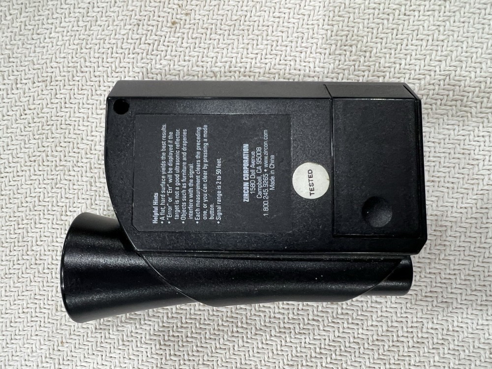 Zircon Sonic Measure Automatic Calculations Laser Targeting Device DMS50 Tested