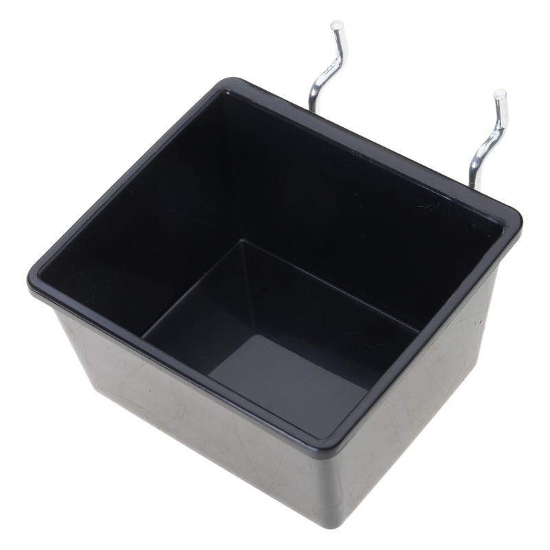 1Set Space Saving Pegboard Box with Hook Peg Board Basket for Garage or Workshop