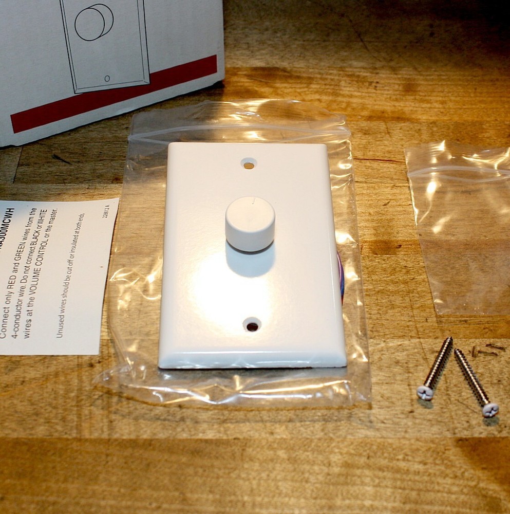 NuTone® NA300MCWH Volume Control