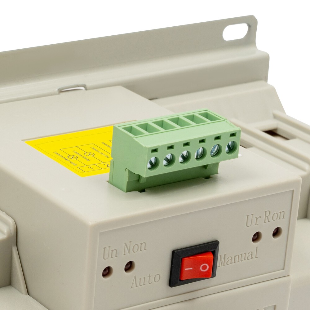 Manual 110V Dual Power Automatic Transfer Switch 3P Generator Changeover Switch