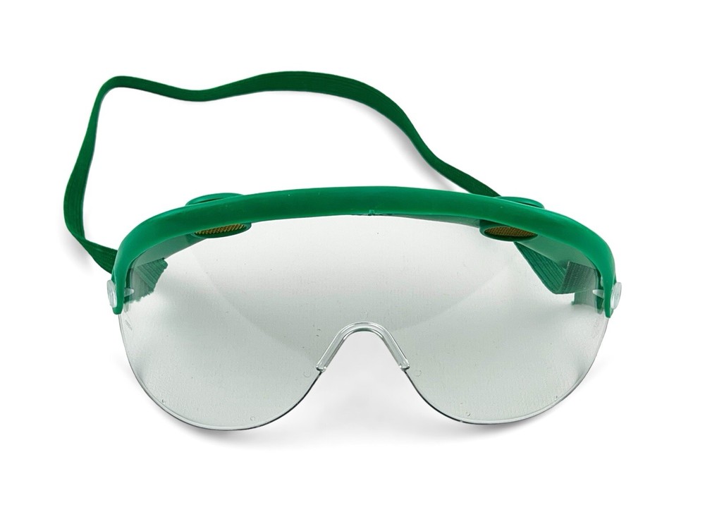Vintage Visorgogs green Safety Glasses w Adjustable Strap