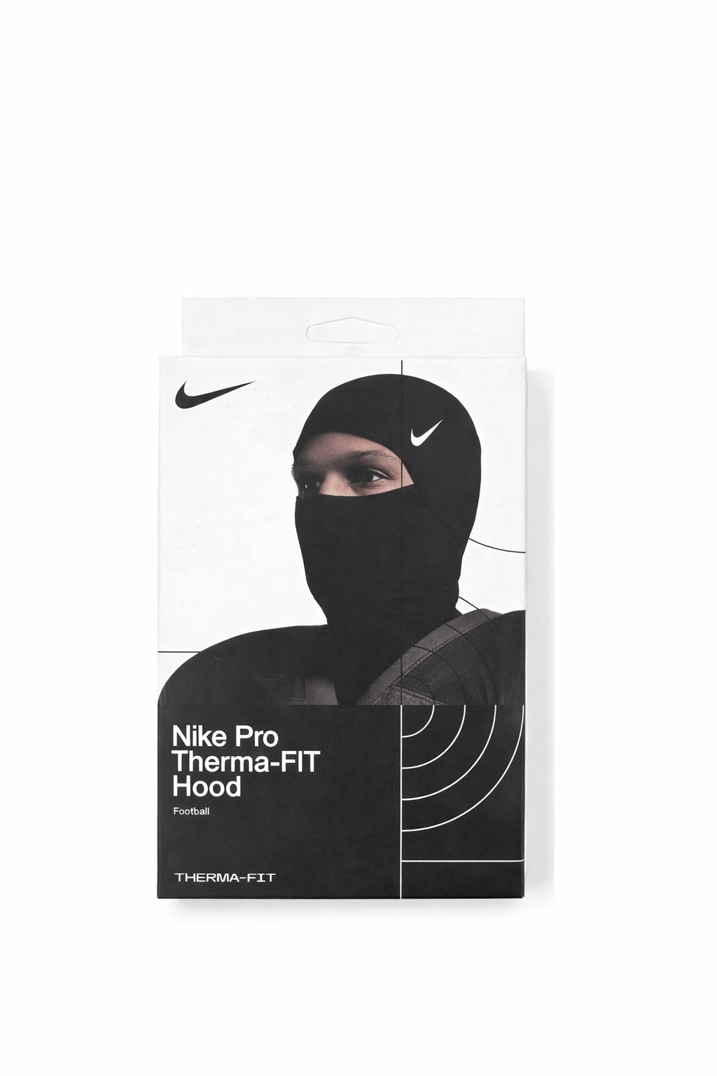 Nike Pro Therma-FIT Hood Black Balaclava Ski Mask Football Cold Weather NEW