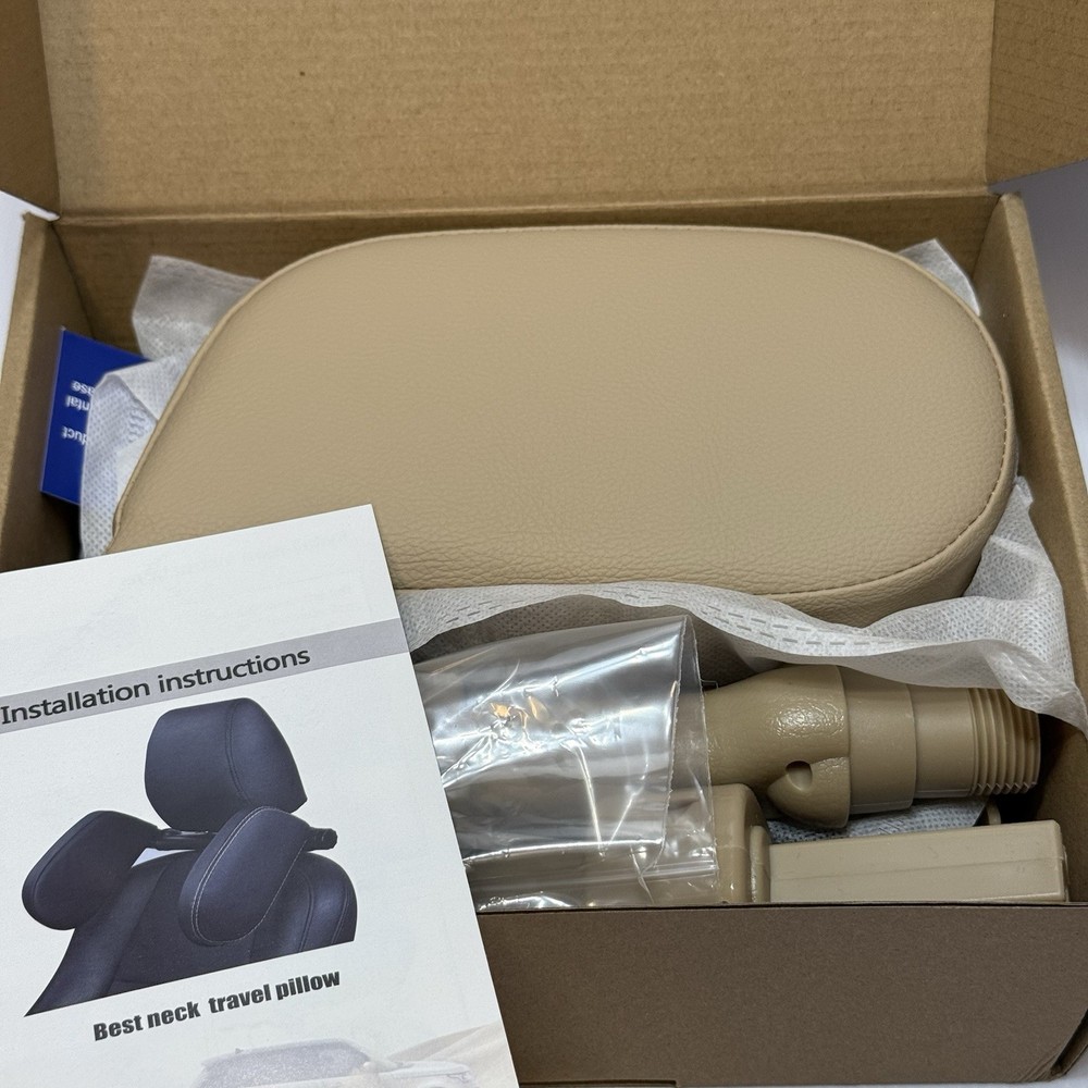 New Car Sleep Headrest Beige