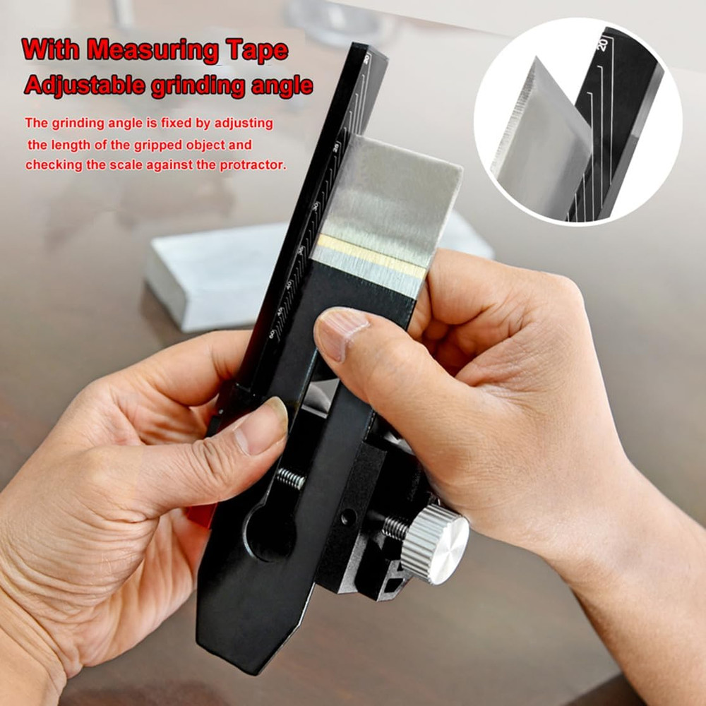 Honing Guide for Chisels and Planes, Adjustable Chisel Sharpening Jig