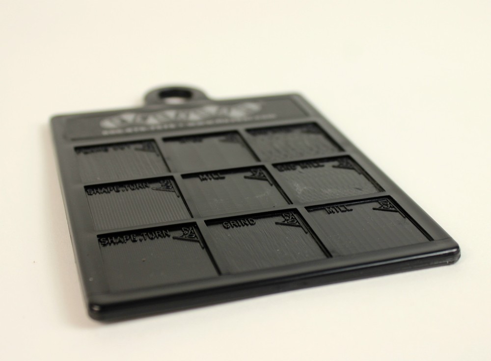 FLEXBAR SURFACE FINISH COMPARATOR- PLASTIC - #16007