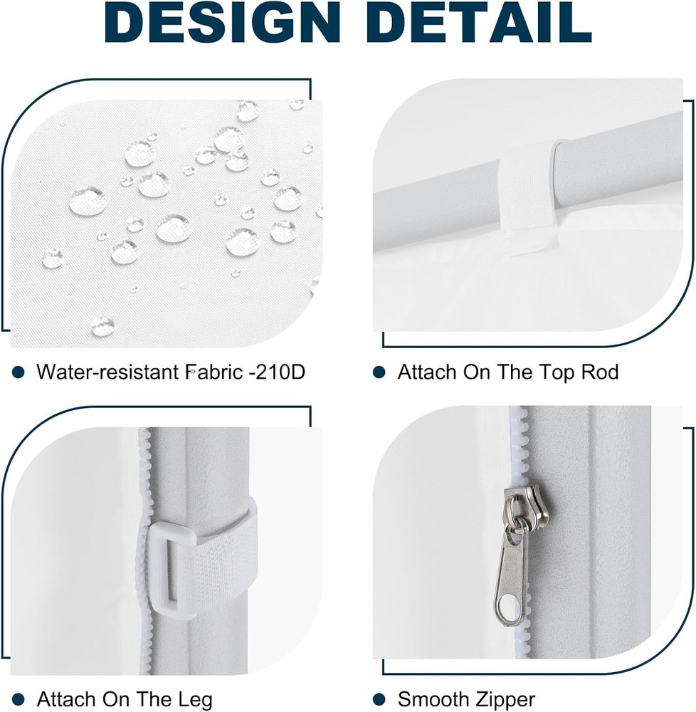 Enhanced 10x10ft Pop-Up Canopy Sidewall – Easy Installation & Reliable Coverage