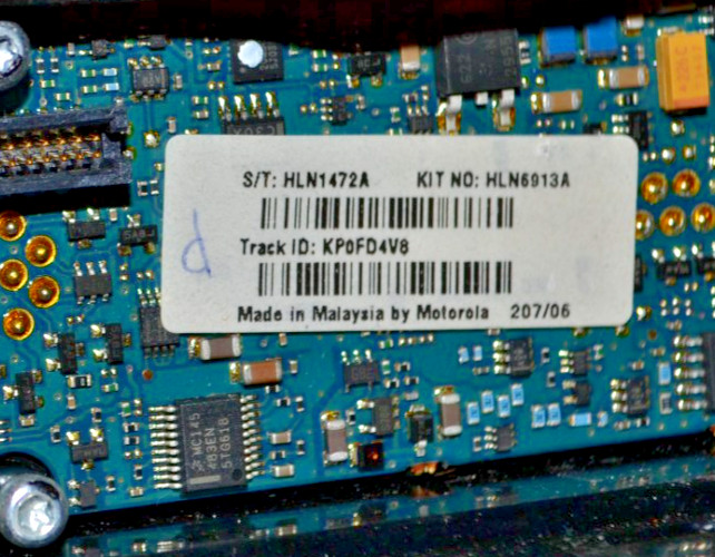 Motorola HLN6913A Interface control board assy