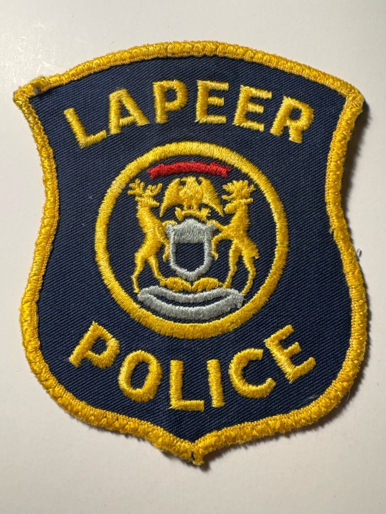 Lapeer Michigan Police Patch