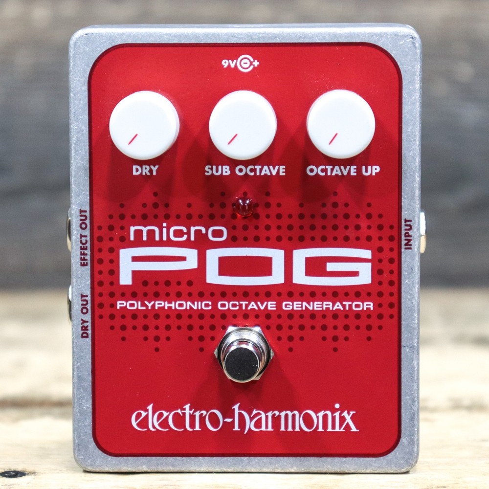 Electro-Harmonix Micro POG Polyphonic Octave Generator Compact Effect Pedal