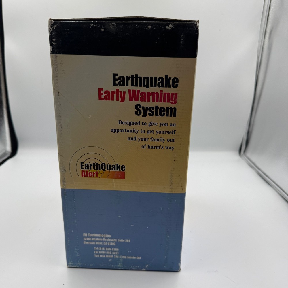 Earthquake Early Warning System EQ Technologies Alarm
