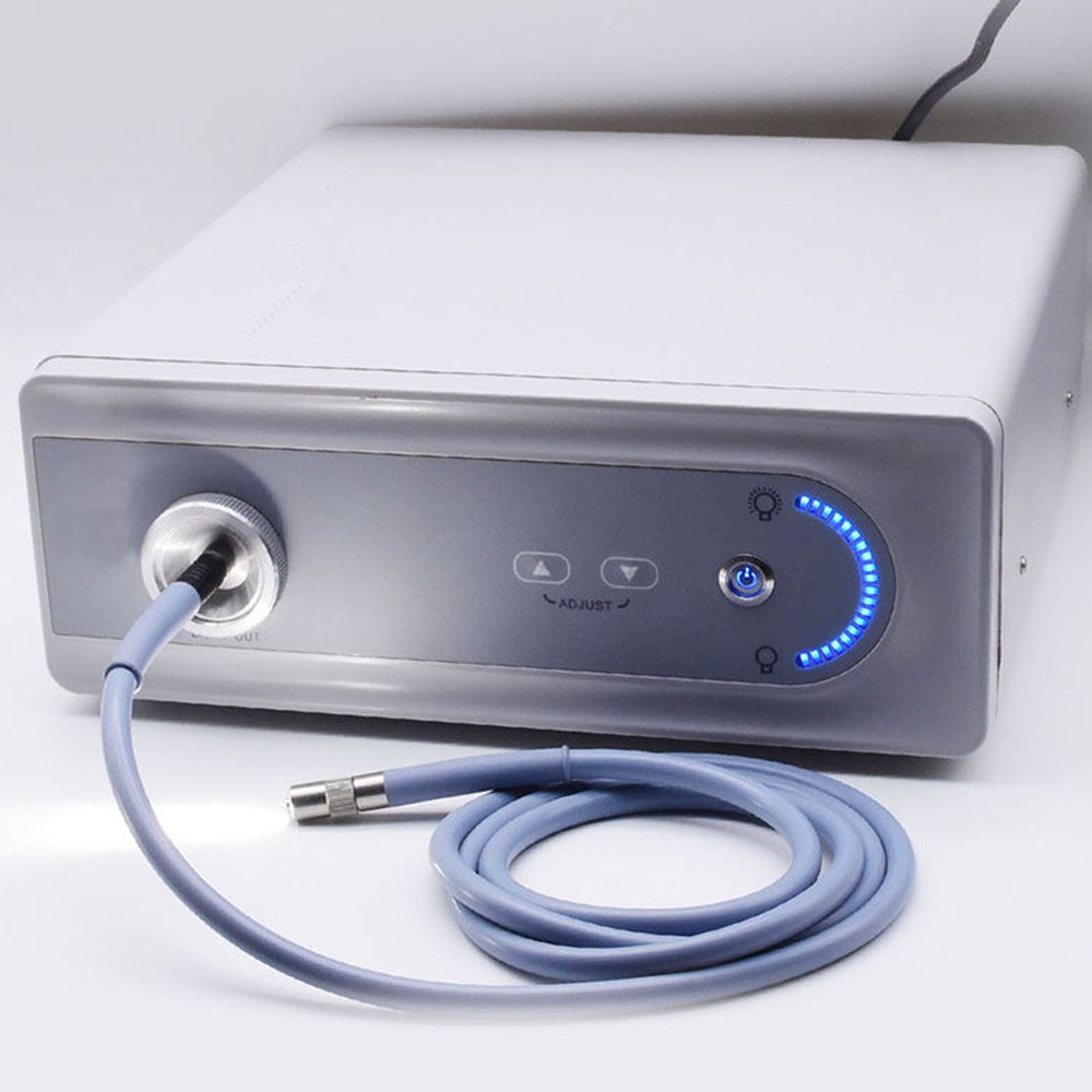 150W LED Medical Cold Light Source with Touch Switch for Endoscope Microscope