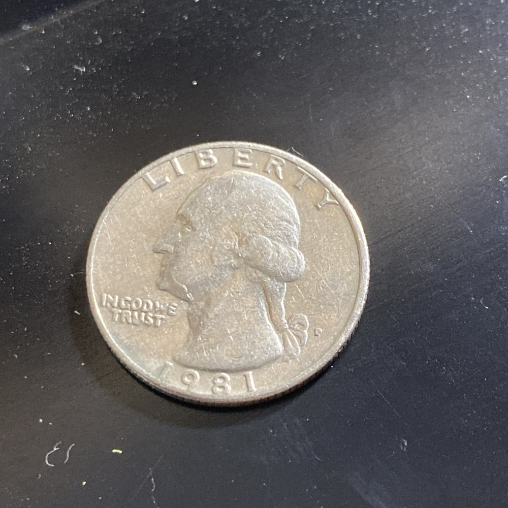 🔥1981 P Washington Quarter With Filled Mint Mark and DDR Errors🔥
