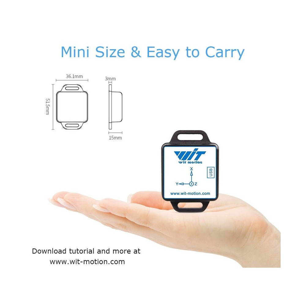 【WT901C-232 9-Axis Vibration Inclinometer】High-Stability Accelerat