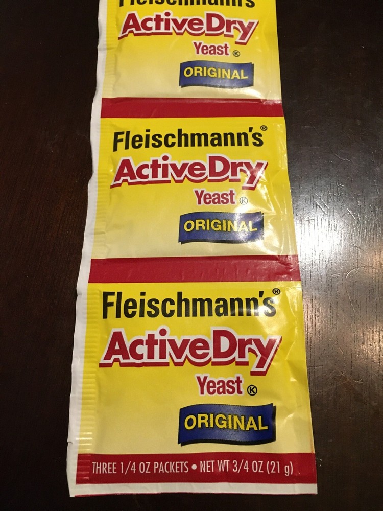 Fleischmann's Active Dry Yeast Original 🥖🥖🥖🥖🥖🥖🥖🥖🥖🥖🥖3- 1/4oz Packets