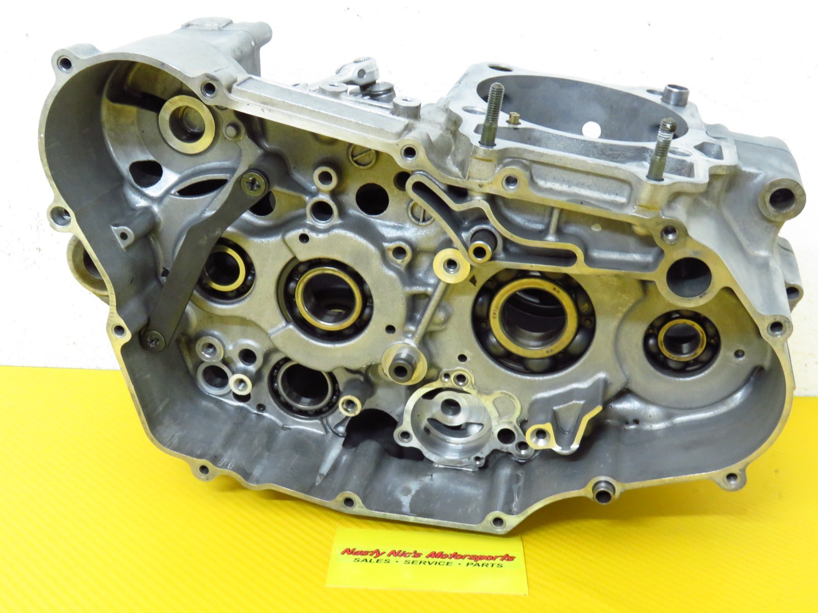 2005 Suzuki Dr-Z400s OEM CRANKCASE left right crank case cases MATCHING good