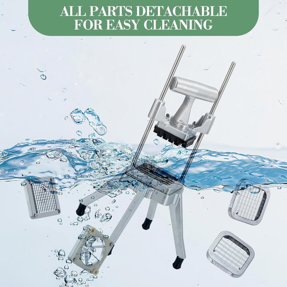 Multi-Function Stainless Steel Dicer - Ergonomic & Non-Slip for Professional Use