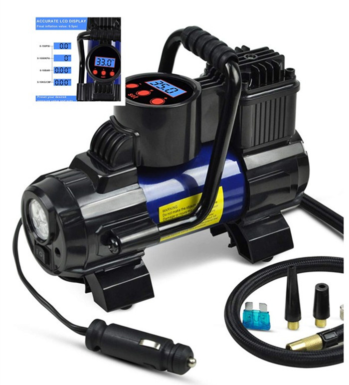 Heavy Duty Portable Air Compressor Car Tire Inflator Electric Auto 12V DC 150PSI
