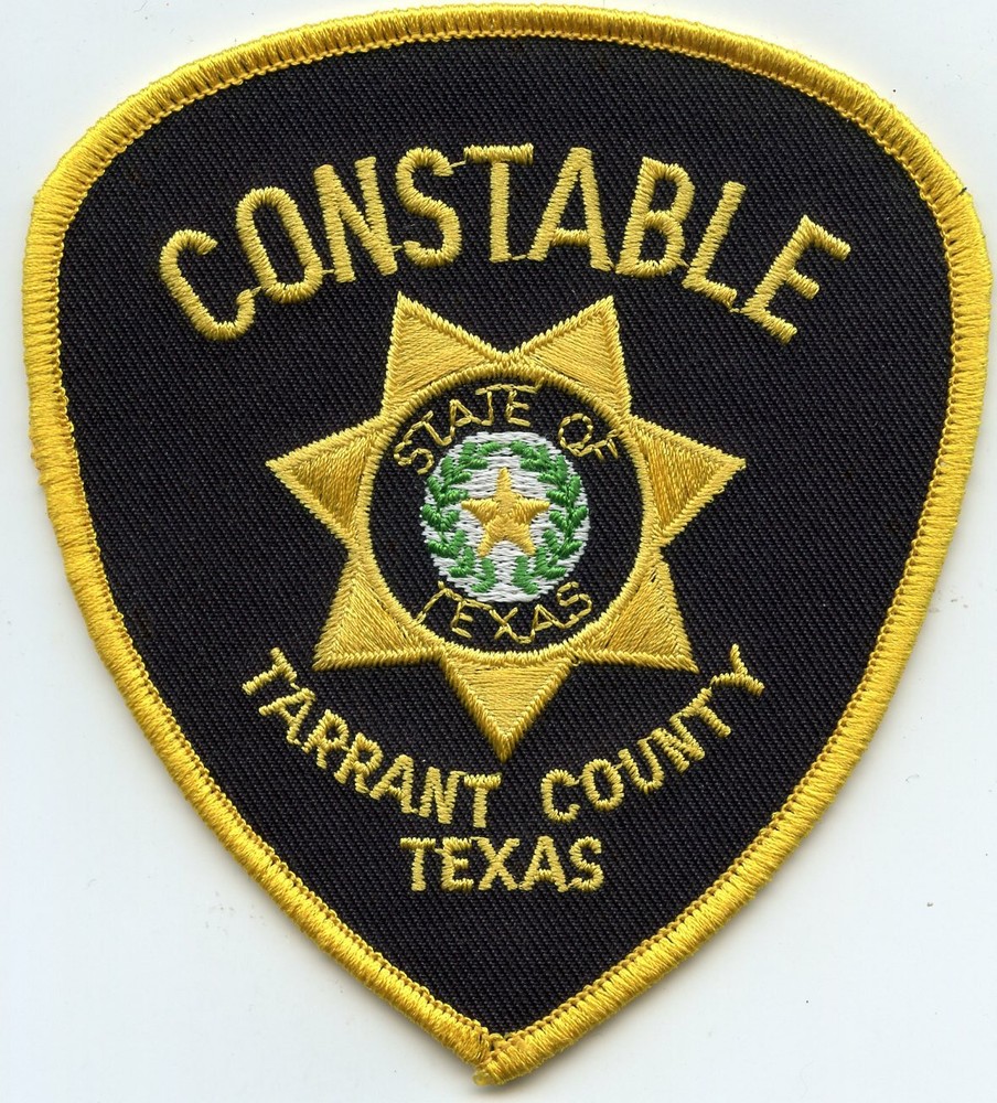 TARRANT COUNTY TEXAS TX CONSTABLE sheriff police PATCH