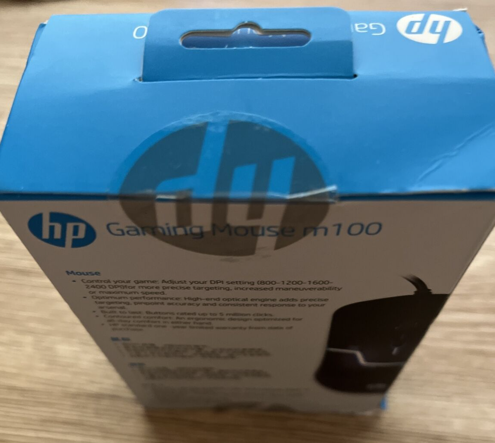 HP Wired RGB Gaming Mouse High Performance Mouse Optical Sensor 3 Buttons NEW