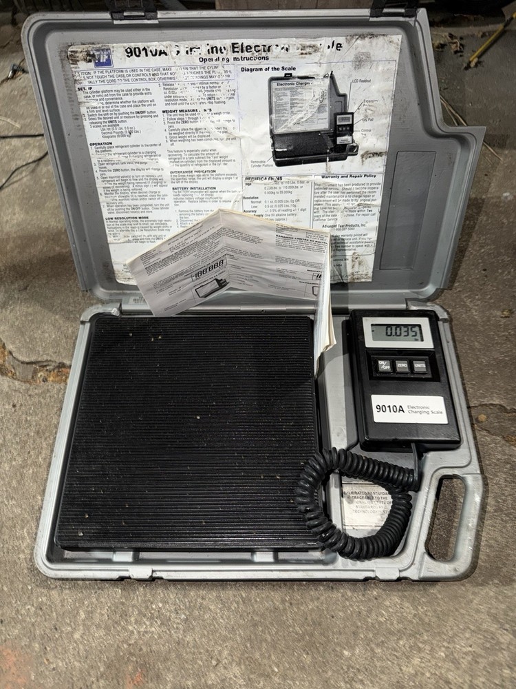 TIF 9010A Slimline Electronic Refrigerant Charging Scale