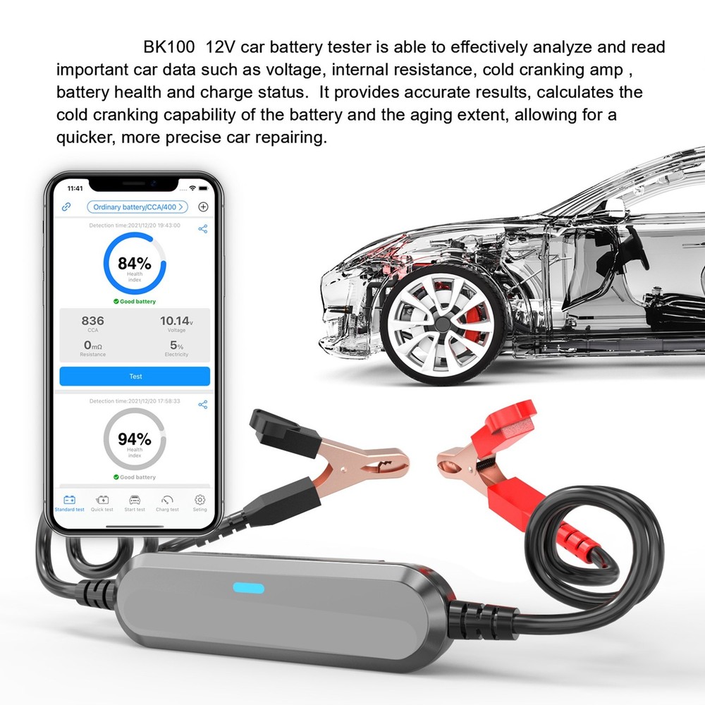 BK100 Car BT Tester Load Tester Internal E6A5