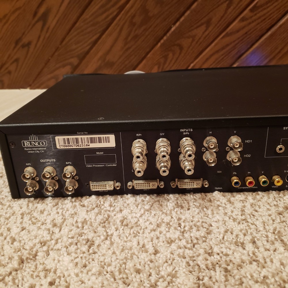 Runco DHD-SP60 HD Digital Video Controller Processor Vivix II