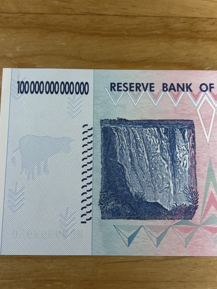 Zimbabwe 100 trillion note (gift) 1 PCS, UNC